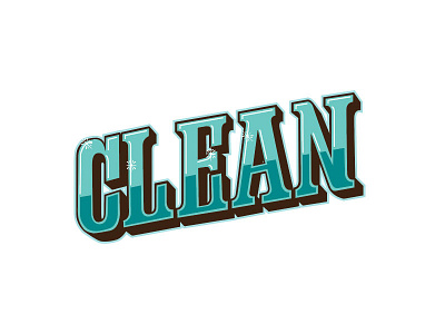 Clean Hand-Lettering branding hand lettering identity logo design print design type design typography