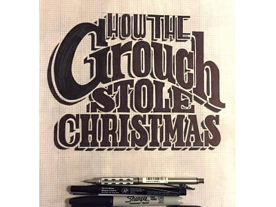 Grouch Tour Hand-Lettering branding hand lettering identity illustration logo print typography