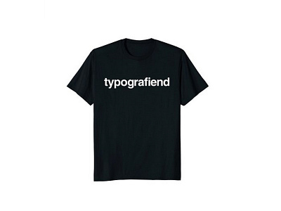 Typografiend Shirt Design apparel design helvetica lettering type typography