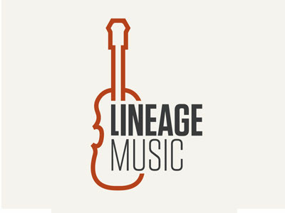 Lineage Music Logo branding design graphic design illustration logo logos typograpy vector