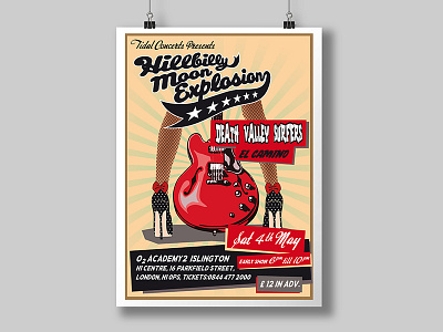 Poster for Gig I. concert gig guitar london poster