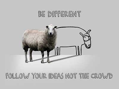 Let's Do It idea poster sheep