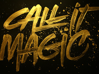 Call It Magic brush expressive gold