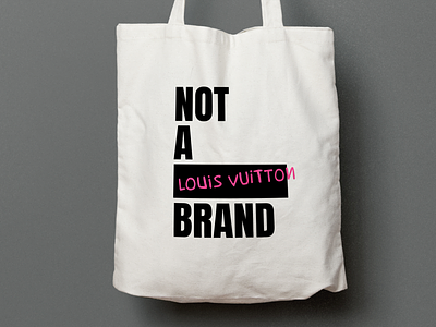 NOT A BRAND Bag brand design brand identity branding branding design fashion fashion brand not not a brand