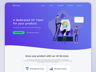 Agency Landing Page agency landing page services web design website