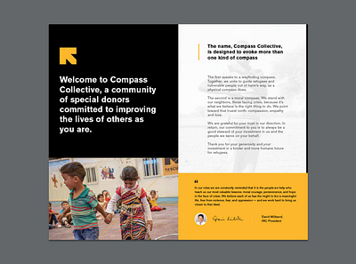 International Rescue Committee branding compositions copywriting editorial illustration layout layout design non profit organization photography typography