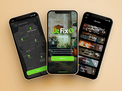 WeFix - Customer Service App 3d animation app design app ui brand design branding design graphic design illustration logo mobile app ui motion graphics product design prototype ui ui ux ui ux design user experience design user interface design user research