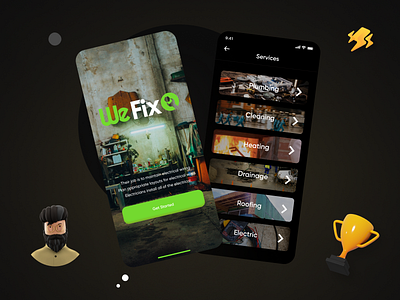 WeFix App Design