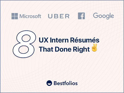 8 UX Intern Resumes that Done Right