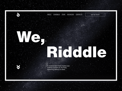 Ridddle | Website design