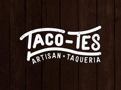 Taco-Tes branding illustration logo typography vector