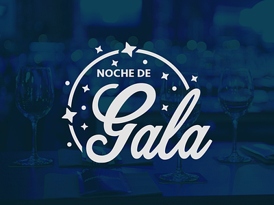 Noche de Gala / Gala Night branding design illustration vector