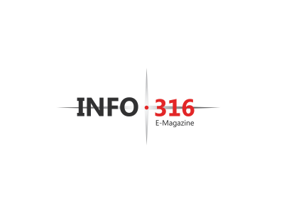 Info.316 design e magazine illustration kansas logo vector