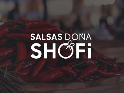 Salsas Doña Shofi branding illustration local salsas logo mexican salsas typography