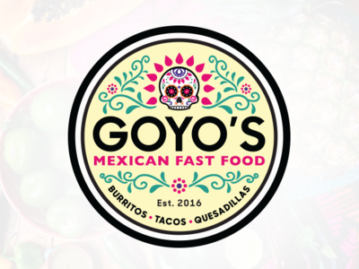 Goyo's Mexican Fast food (full color) design fast food fastfood illustration logo vector