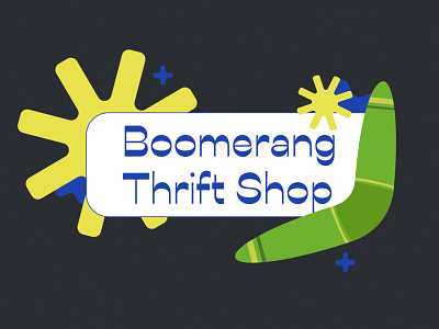 Weekly Warm Up – Boomerang Thrift Shop design illustration logo vector weeklywarmup