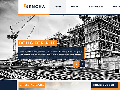 Website for kencha web webdesign