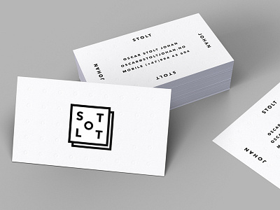 Photographer stolt johan identity logo