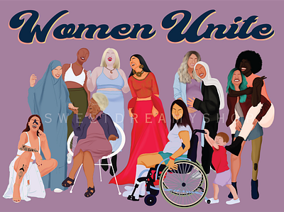 women unite black girl magic black lives matter cultural diversity dare to be different diversity matters embrace your flaws female empowering art hijab women i stand with all women illustration multicultural society muslim women pregnant women art resist stop body shaming support all women we rise by lifting others women empowering illustration women empowerment women unite