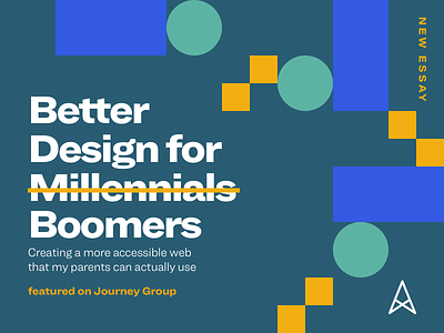 Better Design for Boomers boomers design digital digital publishing editorial essay graphic design millennials storytelling ui ux writing