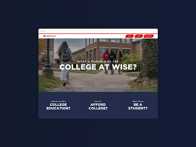 College Recruitment Website