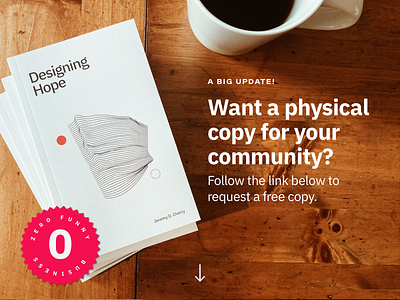 Designing Hope - Print Edition ux storytelling book digital publishing digital editorial graphic design design