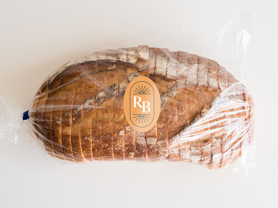 Risen Bread - Label bakery brand branding design graphic design identity illustration label logo