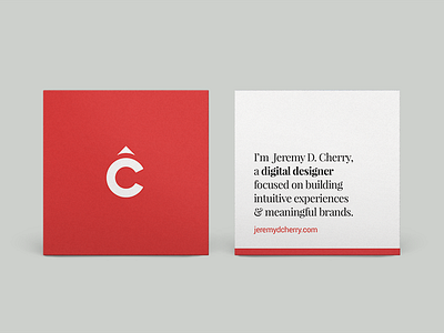 Personal Business Cards branding business card print type