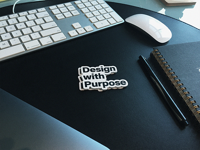 Design with Purpose Sticker