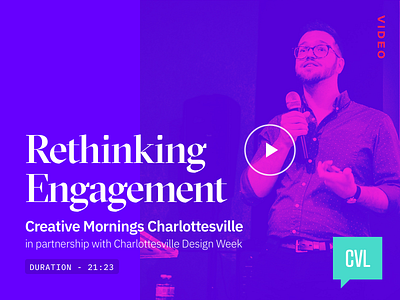 Rethinking Engagement - Talk charlottesville design digital ethics event talk talks ui ux uxdesign video