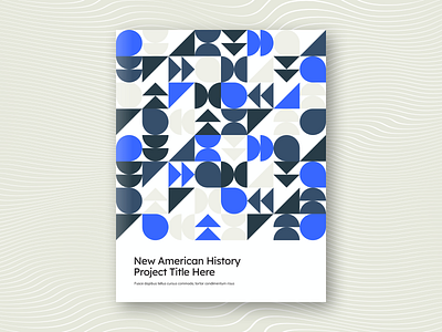 American History Booklet booklet branding design editorial education graphic design history print typography vector