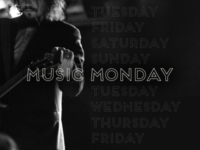 Music Monday branding web