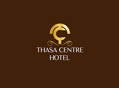 LOGO THASA CENTRE HOTEL branding design graphic design icon logo vector
