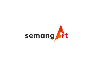 LOGO SemangArt Creative 3d branding design graphic design icon logo vector