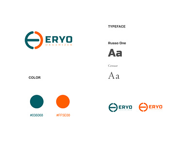 LOGO ERYO ORGANIZER 3d branding design graphic design icon logo vector