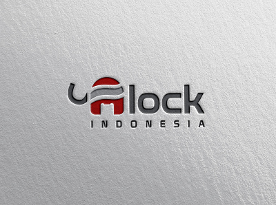 LOGO UNLOCK INDONESIA 3d animation branding design graphic design icon illustration logo motion graphics ui ux vector