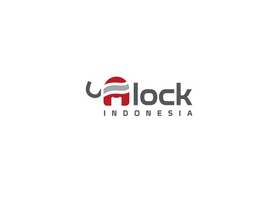 LOGO UNLOCK INDONESIA 3d branding design graphic design icon illustration logo ui ux vector