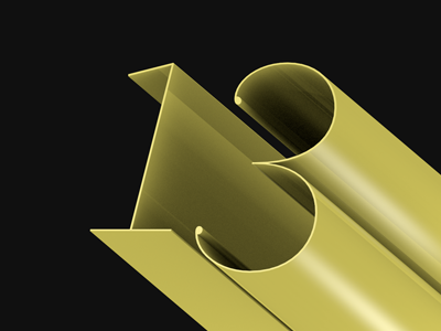 Straight from the Forge 13 3d gold orthographic