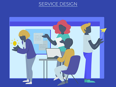 Service Design adobe branding design dribbble illustration interaction design mobile service design team work ui ux vector web design