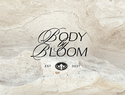 Body by Bloom branding design fitness graphic design logo typography wellness yoga