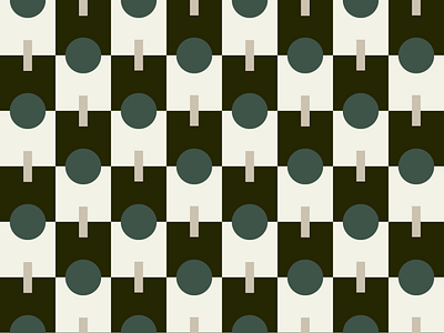 Modern Mid-Century Inspired Pattern