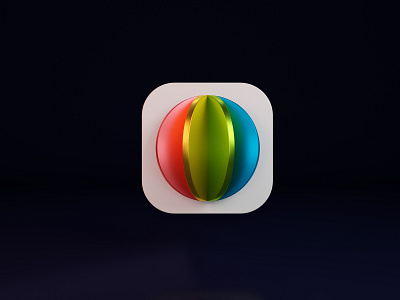 Going back never felt more exciting! 3d 3d render app icon backtothefuture big sur blender3d circles colorful concept design disc ios14 multicolor skeumorphism ui wwdc