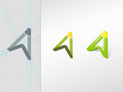 Aarv Logo & Icon Concept arrow concept design process icon identity logo logo design techno