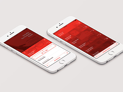 Explorations for a concept design. blood donation blood grid concept friends ios iphone 6 list listing my profile