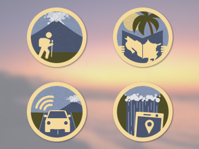 Costa Rica icons costa design dutch holland icon icondesign icons illustrator netherlands rica