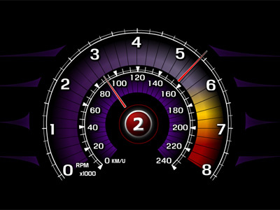 Car dashboard animation animation car dashboard flash gradients purple