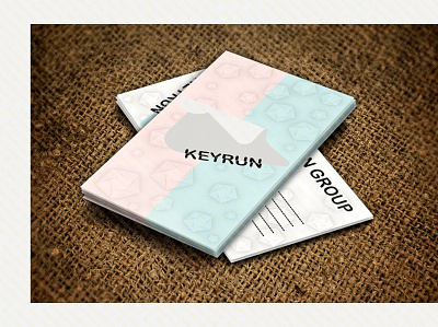 KEYRUN business card branding business card design graphic design illustration logo