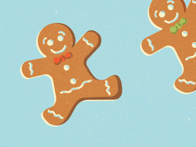 Gingerbread Man christmas design gingerbread man icons illustration menu pattern