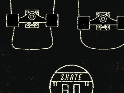 Skate 80 design illustration