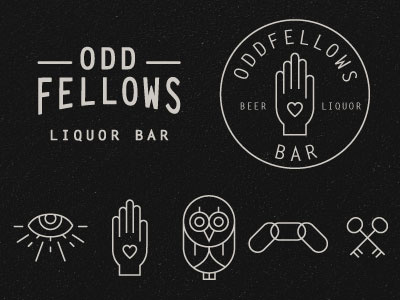 Oddfellows branding design icons identity illustration logos marks